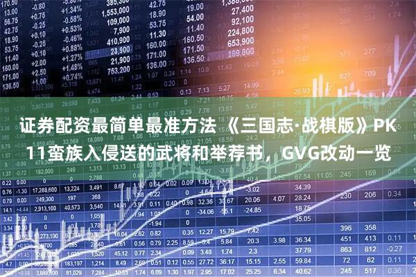 证券配资最简单最准方法 《三国志·战棋版》PK11蛮族入侵送的武将和举荐书，GVG改动一览